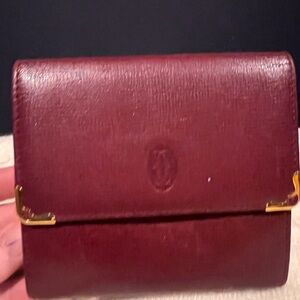 Cartier Bordeaux Wallet
